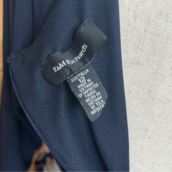 Navy and Pink R&M Dress - Picture 10 of 11